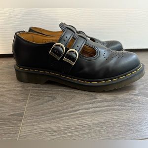 Dr Martens 8065 Mary Jane Black Smooth leather UK 9